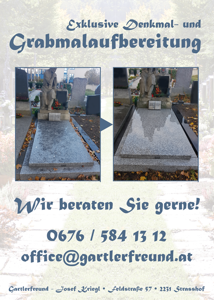Grabmalaufbereitung